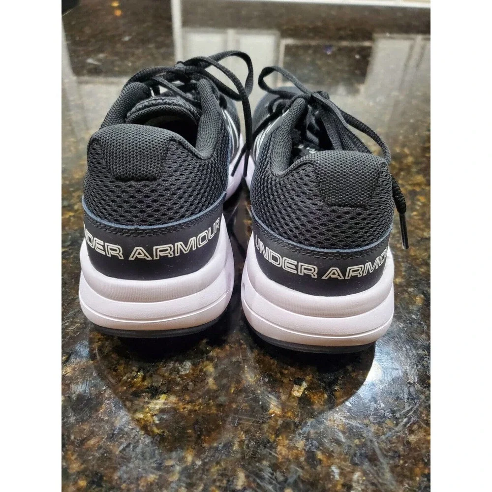 Under Armour Dash Rn 2 Women's Black Mesh Upper Lace Up Athletic Shoes Size 9 - Picture 6 of 10